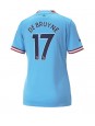 Manchester City Kevin De Bruyne #17 Heimtrikot für Frauen 2022-23 Kurzarm